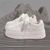 Women's Shoes Autumn and Winter Thick-soled Increased White Shoes American Casual Fashion Women's Shoes