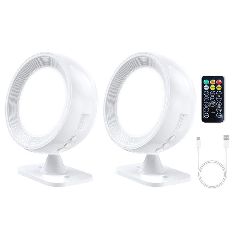 Magnetic 360° Rotation Light 3000mAh Rechargeable Cordless LED Wall Mounted Sconces Lamp for Bedroom Indoor Home