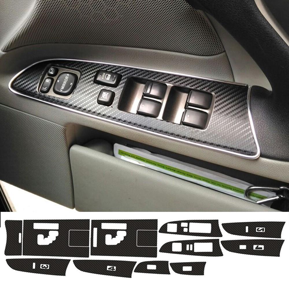 Interior Panel Cover Trim Glossy Carbon Fiber For Lexus Is250 300 350 2006-2012