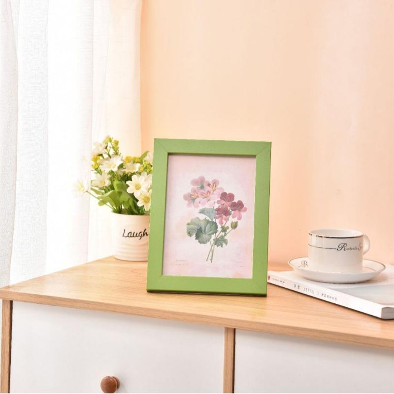 Ins Colorful Photo Frame Multi Size Drawings Picture Frame Diy Handcraft Display Holders Desktop