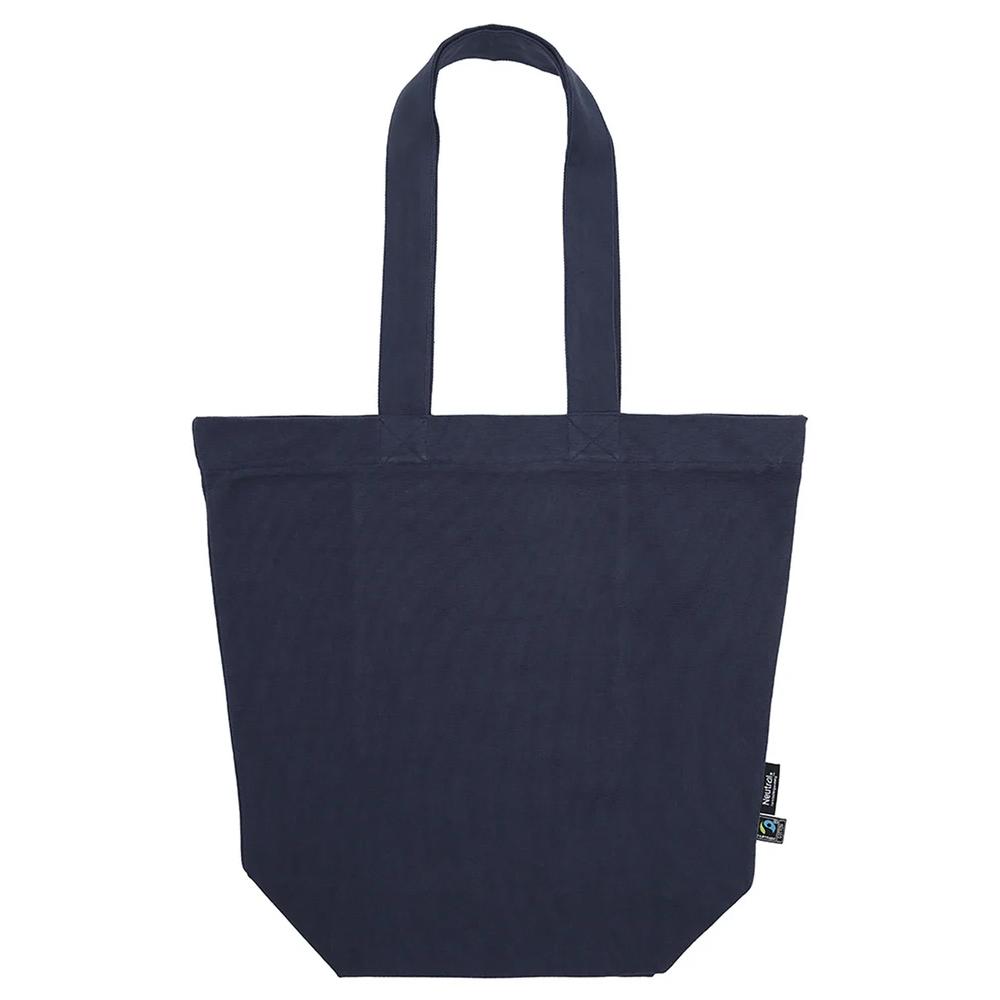 Neutral Panama Zipped Tote Bag