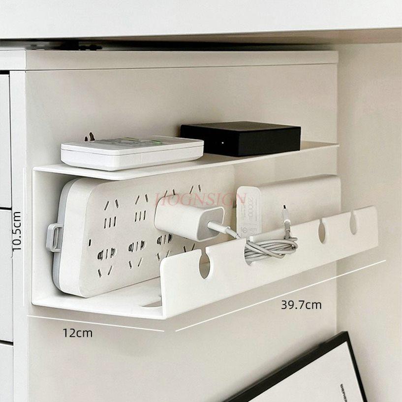 1pcs Plug In Socket Storage Box, Desktop Power Cord, Data Cable, Charging Cable, Sorting and Shading Device, Wire Management