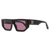 Off White Unisex Rectangular Vancouver Sunglasses Oeri13f 1028 Black 53mm 1028