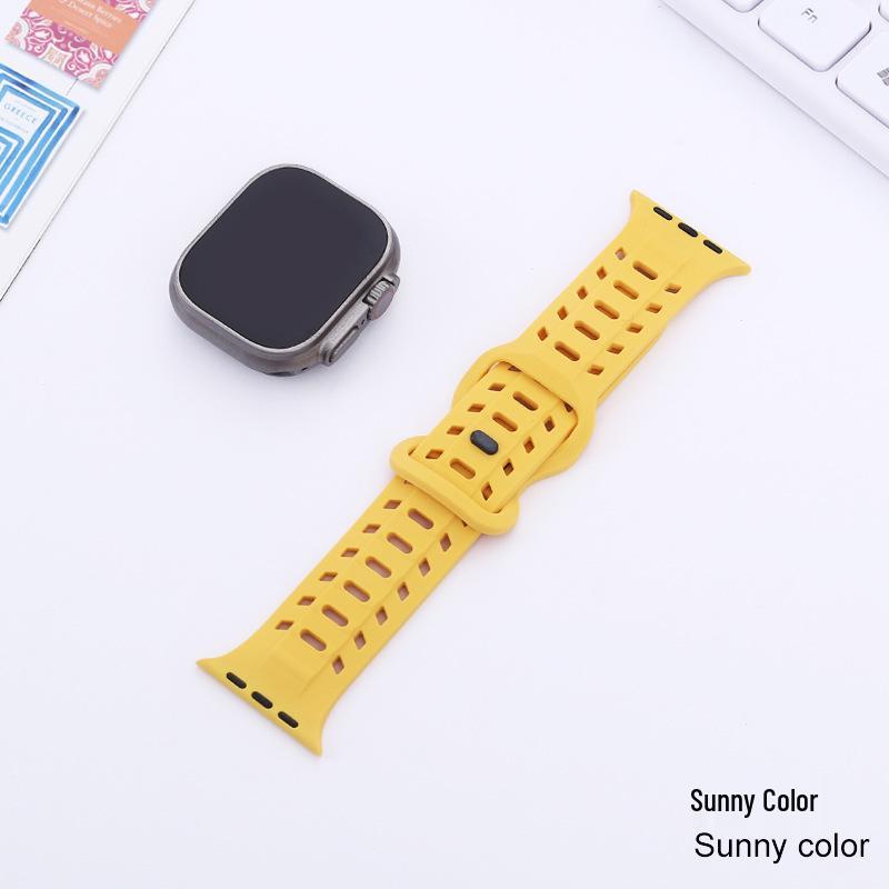 

Shark Butterfly Buckle Silicone Band for Apple Watch 42/44/45/46/49mm