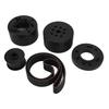 Belt Drive Pulley Kit Anti Slip PCE415.1008 Replacement for Ford Small Block Engine 318 340 360 Black