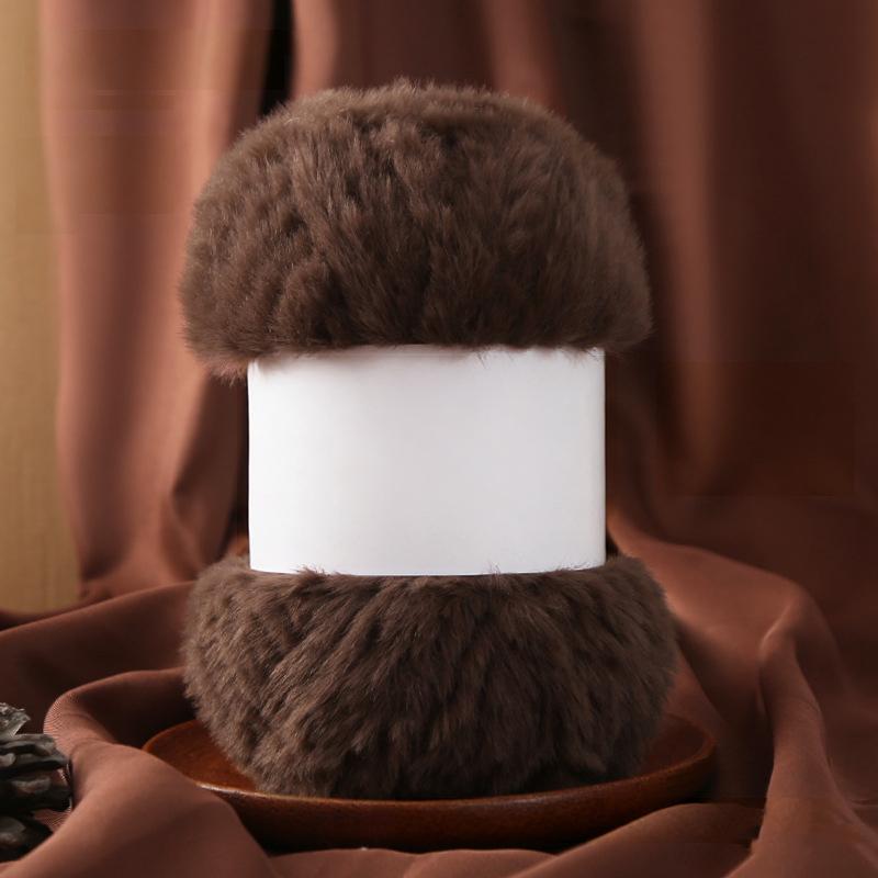 Wool Circle Solid Color Yarn Hand Woven Diy Scarf Hat Sweater Medium Thick Merino Wool Thread Soft And Comfortable Fluffy