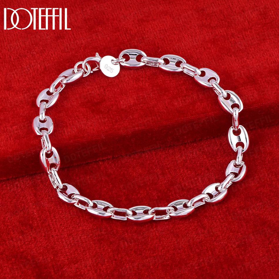 925 Sterling Silver Bracelet Women Gift Fashion Wedding Jewelry