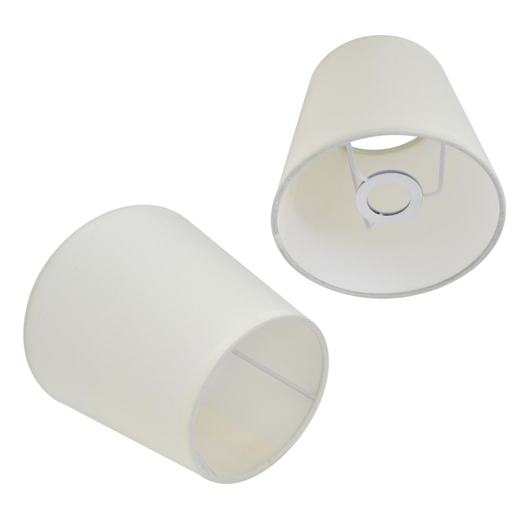 2Pcs Indoor Lamp Shade European Style Fabric Lampshade for E14 Chandelier Table Lamp Floor LampPX17