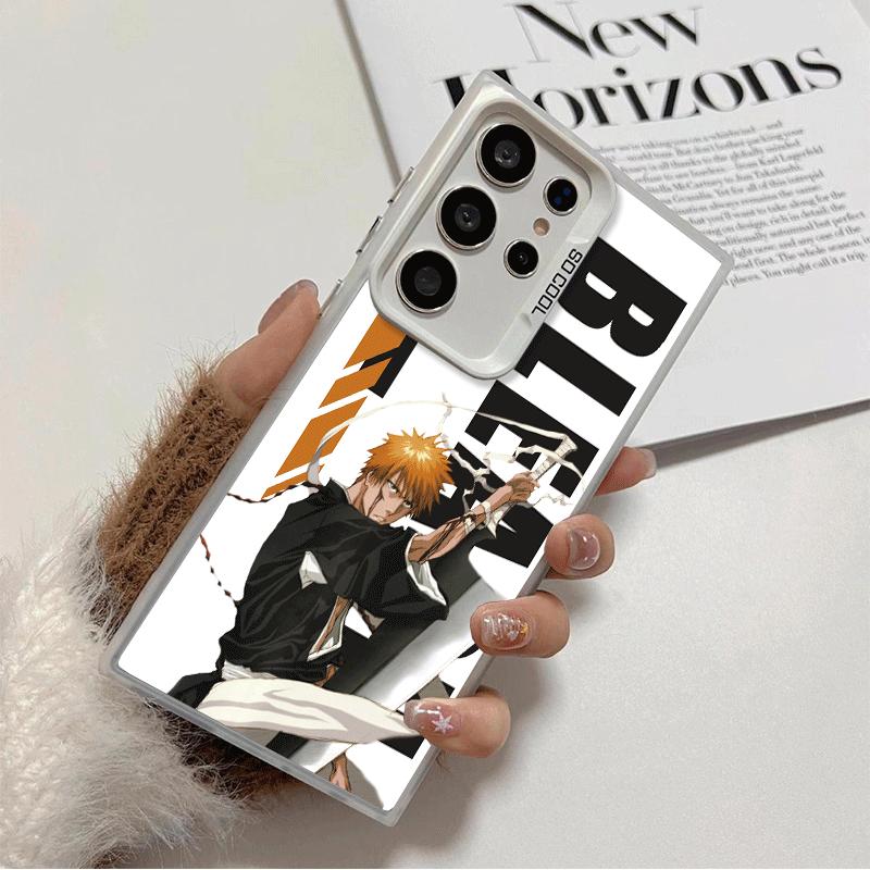 

Anime Bleach Desgin Soft Phone Case for Samsung Galaxy S24 S25 FE S26 Edge S23 Ultra S22 Plus S21 + Shockproof Cover Back Shell Samsung S21
