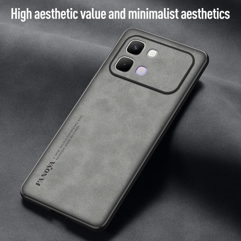 EUCAGR For infinix Note edge Luxury Sheepskin PU Leather Phone Case For infinix Note edge Back Cover Silicone Shockproof