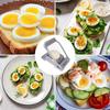 Egg Slicer for Hard Boiled Eggs Egg Cutter Strawberry Slicer Aluminium Slicer Stainless Steel Wire Multipurpose Egg Slicer