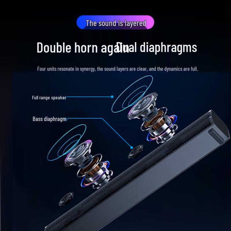 Newman BT61 Wired Desktop Computer Speaker