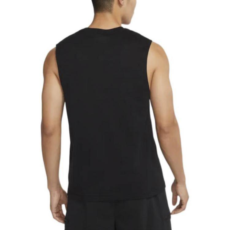 Jordan Dongdan Logo Print Sleeveless Training Vest Men Tops Black DV6277-010