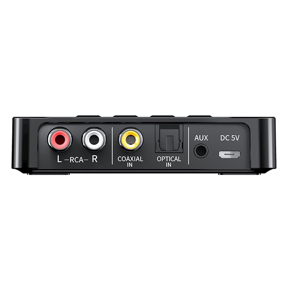 Bluetooth 5.0 Receiver Transmitter FM Stereo AUX 3.5mm Jack RCA Optical Wireless Handsfree Call NFC Bluetooth Audio Adapter For Car Speakers