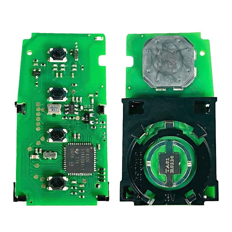 CN007308 FCC: BM1EWB3U2K2P B3U2K2L P4 39 Smart Key 433.58-434.30MHZ 0182 0010 Board For Toyota HILUX FORTUNER