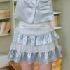 Ceme Adu Cest_Pastel Blue Layered Skirt
