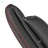 For Land Rover Freelander 2 2007 -2012 2013 2014 2015 2pcs Car Side Seat Armrest Handle Leather Cover Protect Black-red Line