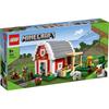 LEGO Minecraft Rote Stallung 21187, Spielzeug, Bausteine, Geschenk, Videospiel, Haus, Jungen und Mädchen, Ab 9 Jahren