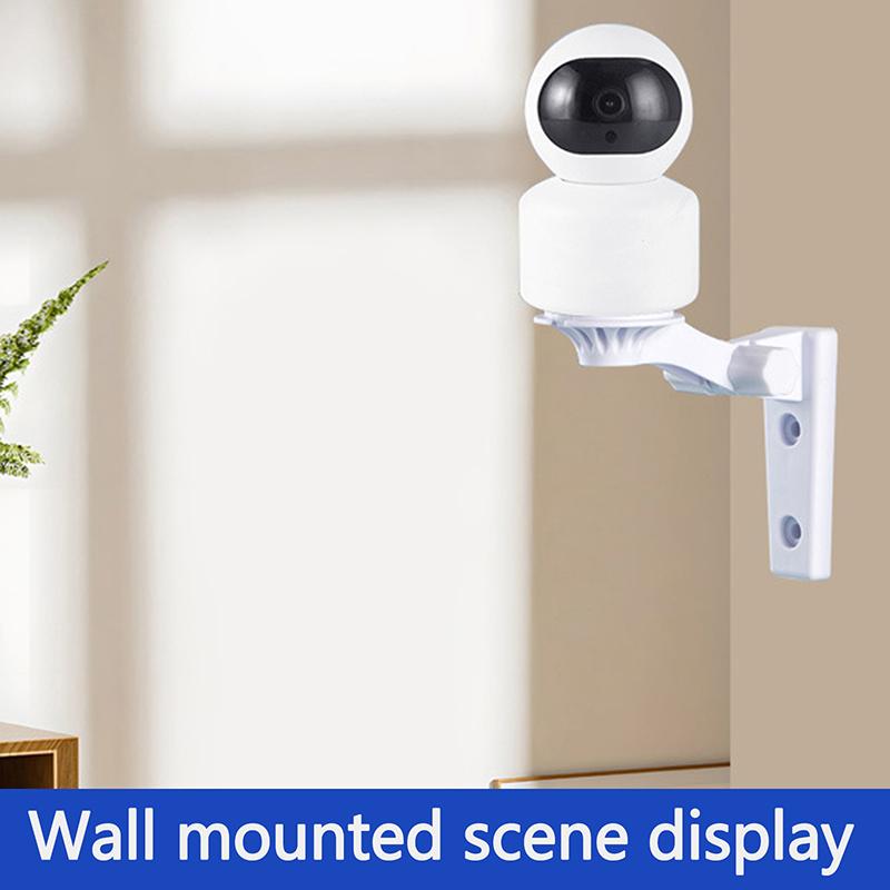 Supporto da Parete Senza Fori per Fotocamera Supporto e Base in Plastica ABS per Fotocamera Cloud Accessori per Sorveglianza di Sicurezza