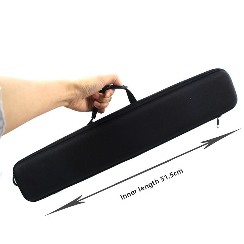 53.5cmShort fishing rod bag, hard shell, shockproof, portable fishing gear bag, fishing reel accessory tool bag, specialized for