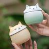 Creative Cute Shiba Inu Tea Canister Moisture-proof Ceramic Sealed Storage Canister Mini Portable Travel Tea Canisters