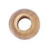 Wooden Beads, Polished, 15 Mm Ø, Natural, Drilled 6 Mm, 25 Pcs.
