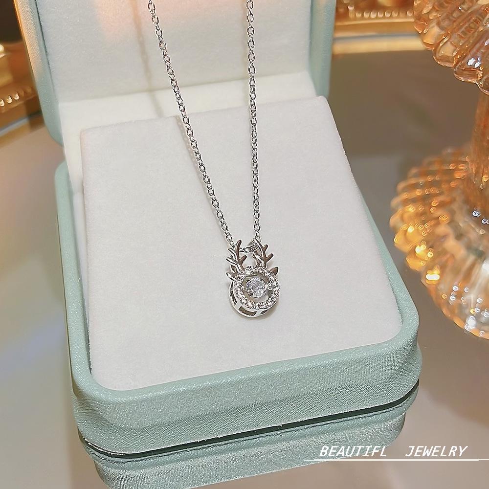 Korea's Best-Selling Clavicle Pendant Necklace - Super Fairy Titanium Steel Jewelry for Women