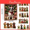 Dog Cuter Christmas Countdown Calendar Blind Box Tree Acrylic Pendant Gifts