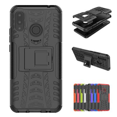 Luxury Cover TPU +PC Phone Stand Rugged Hybrid Duty Armor Shockproof Hard Kickstand For Huawei