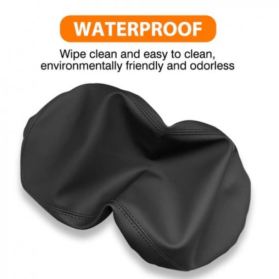 Console Lid Armrest Cover PVC Leather For Subaru Outback -2024 BLACK