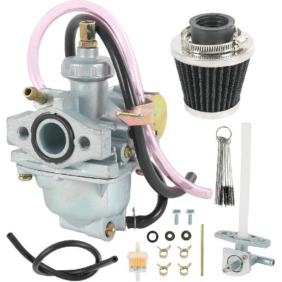Замена карбюратора для Honda CRF50F XR50R Z50 Z50A Z50R 1972-2005, Включает воздушный фильтр, топливный фильтр, топливный кран