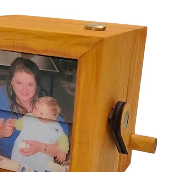 Custom Flip Photo Box Personalized Photo Flipbook Frame Animation Machine Mechanical Hand-crank Picture Flipper