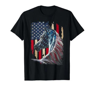 SUA Cai Steag America 4 Iulie Ziua Independenței Tricou 100% Bumbac