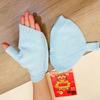 Cute Shell Finger Knitted Gloves Warm Versatile Winter Warm Cold Finger Gloves