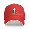 Italia Italia Bandera Italiana Sándwich Gorra Unisex Ajustable Gorra de Béisbol Clásica Lavable Sombreros Vaqueros Sombrero para el Sol Visera Exterior Gorras