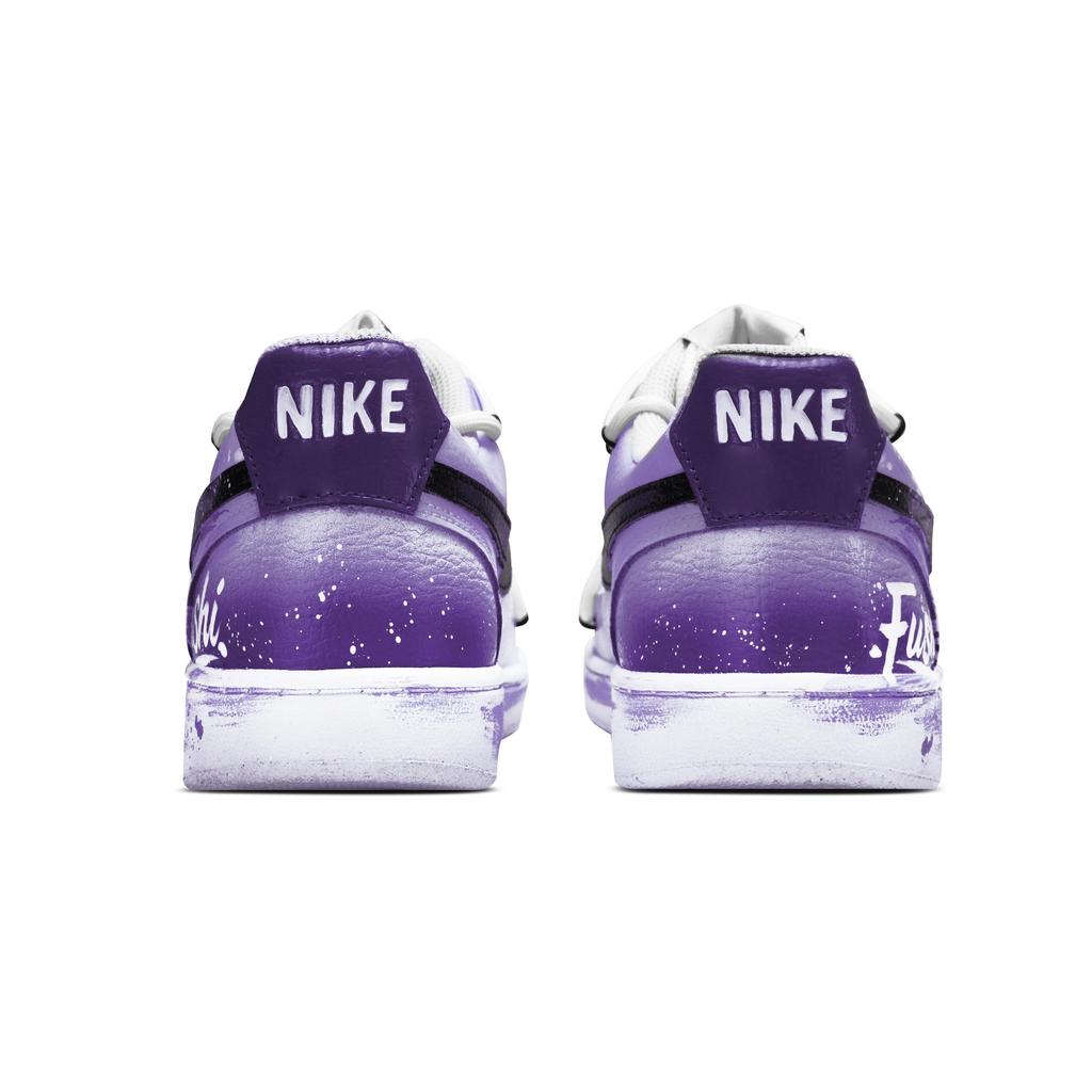 Nike Court Vision 1 Slip Resistant Abrasion Resistant Low Top Skateboard Shoes Unisex Purple DH2987-101(Team656-)
