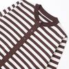 Spring 2025 Women's Color Block Striped Knit Top