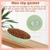 10 Pcs Whisker Fatigue Cat Bowl 5.5 Inch Shallow Cat Food Dish with Non Slip Feet Flat Cat Food Plates Kitten Cat Food Bowl Set