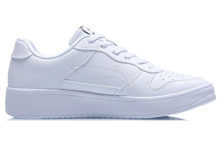 Li Ning Sycee Low Top Skateboard Shoes Men's Pearl White AGCQ455-2