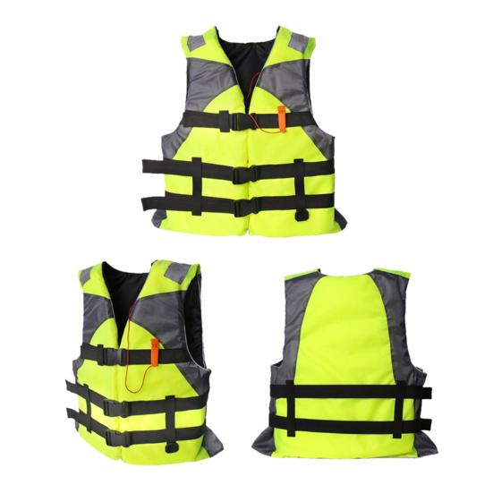 Life Vest with Retractable Seat Belts Reflective Films Life Waistcoat Buoyancy Over 100N Safety Flotation Garment