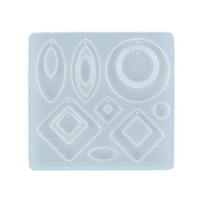 Diamond-shaped Earring Silicone Mold Is Suitable for Epoxy Resin Diy Craft Earrings Pendant Earrings Jewelry Making