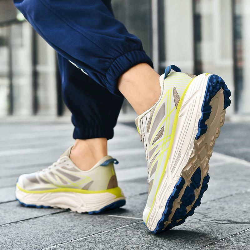 Scarpe sportive alla moda per il tempo libero all'aperto, di grandi dimensioni, ammortizzanti, antiscivolo, resistenti all'usura, scarpe da corsa alla moda