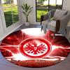 Eintracht Frankfurt Custom Name Round Area Rug,Carpet Rug for Living Room Bedroom Sofa Playroom Decor,Non-slip Floor Mat