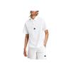 Adidas Z.N.E. Series Logo Patch Short Sleeve Polo Shirt Men Tops White IJ6136