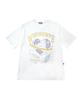 WHEN YOU MOVE Women'S Heart Graphic Pigment Short Sleeve T-Shirt White