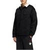 Adidas Stand Collar Solid Utility Cotton Jacket Unisex Outerwear Black IJ6616