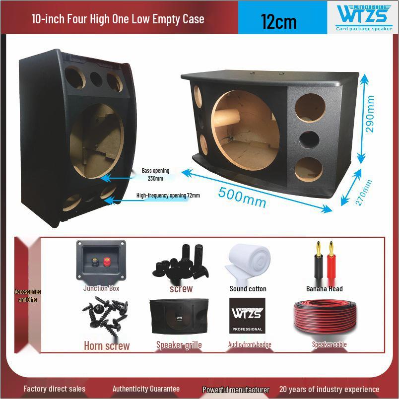 Home Audio KTV 3-Way Speaker Cabinet: 8, 10, 12 Inch Wooden Dance/Meeting