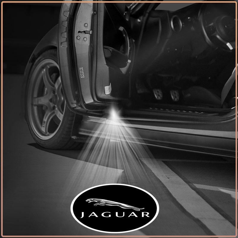 2 Stück Auto LED Tür Willkommens-Projektorleuchten Kabellose Geister Schatten Trittbeleuchtung Für Jaguar XF XE XK F E-Pace F-Pace I-Pace F-TYPE X S F Typ XJ XEL XFL