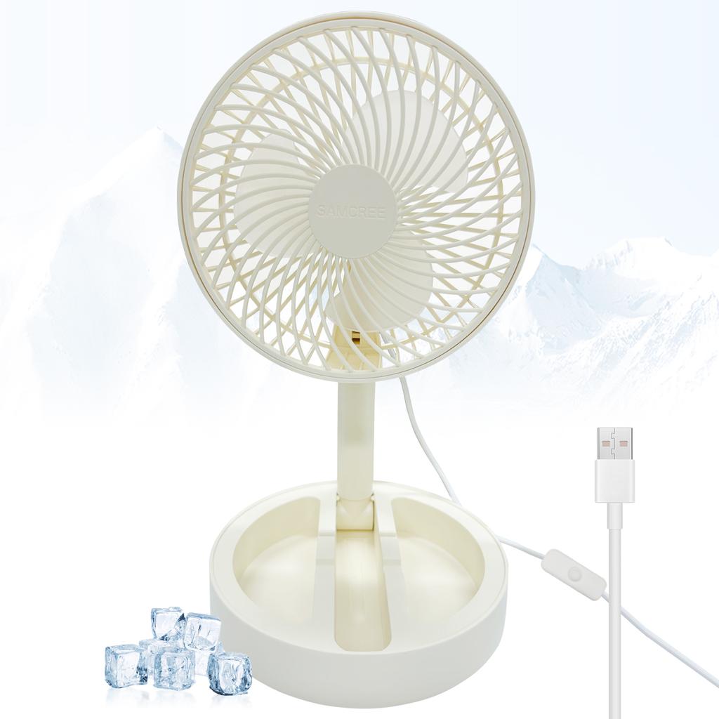 Xiaomi USB Direct Plug-in Small Fan Portable Cooling Fan Household Foldable Desktop Air Circulator For Indoor Outdoor