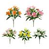 Simulation Flower Realistic Looking Fade-Resistant Faux Silk Cloth Centerpiece Dining Table Fake